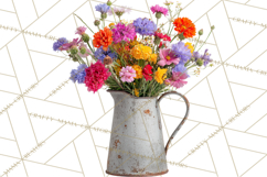 Charming Wildflower Market Floral Clipart PNG Product Image 2