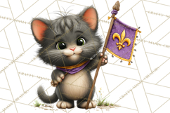 Cute Mardi Gras Characters PNG Kids Animals Carnival Clipart Product Image 3