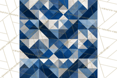 Quilt Squares Clipart PNG Rustic Patchwork Product Image 2