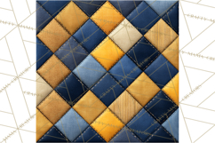 Quilt Squares Clipart PNG Rustic Patchwork Product Image 2