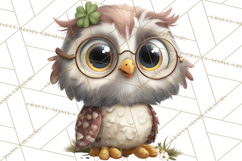 Lucky Animals Clipart, St. Patrick’s Day PNG, Cute Shamrock Product Image 4