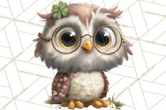 Lucky Animals Clipart, St. Patrick’s Day PNG, Cute Shamrock Product Image 4