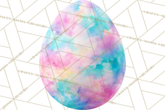 Easter Egg Clipart PNG, Decorated Easter Eggs Clip Art Product Image 4