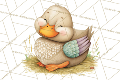 Farm Animals Clipart PNG, Cow Pig Sheep Horse Chicken Goat Product Image 4