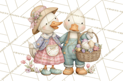 Easter Farm Animals Clipart PNG, Farm Animals Easter Eggs Product Image 4