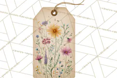 Charming Wildflower Market Floral Clipart PNG Product Image 3