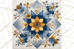 Quilt Squares Clipart PNG Rustic Patchwork Product Image 3