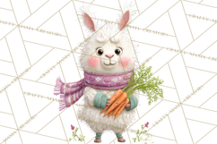 Farm Animals Gardening Clipart, Cute Farm Animal Garden PNG Product Image 4