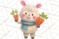 Farm Animals Gardening Clipart, Cute Farm Animal Garden PNG Product Image 5