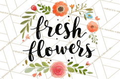 Charming Wildflower Market Floral Clipart PNG Product Image 5