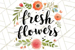 Charming Wildflower Market Floral Clipart PNG Product Image 5