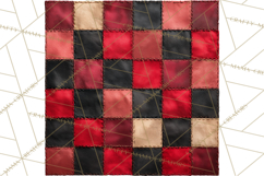 Quilt Squares Clipart PNG Rustic Patchwork Product Image 3