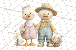 Easter Farm Animals Clipart PNG, Farm Animals Easter Eggs Product Image 5