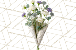 Charming Wildflower Market Floral Clipart PNG Product Image 2