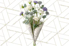Charming Wildflower Market Floral Clipart PNG Product Image 2