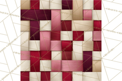 Quilt Squares Clipart PNG Rustic Patchwork Product Image 3