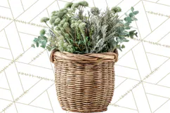 Charming Wildflower Market Floral Clipart PNG Product Image 4