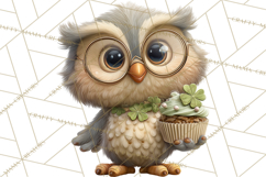 Lucky Animals Clipart, St. Patrick’s Day PNG, Cute Shamrock Product Image 2