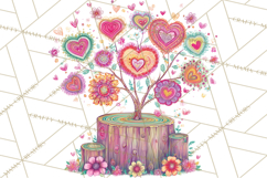 Whimsical Forest Doodle Trees And Animals PNG Clipart Product Image 3