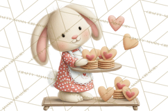 Cozy Cottage Valentine Critters Clipart PNG Animals Product Image 4