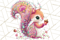 Whimsical Forest Doodle Trees And Animals PNG Clipart Product Image 2