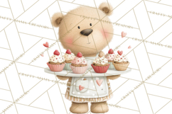 Cozy Cottage Valentine Critters Clipart PNG Animals Product Image 3