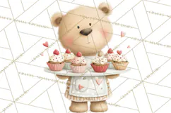 Cozy Cottage Valentine Critters Clipart PNG Animals Product Image 3