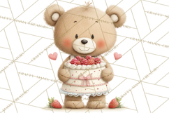 Cozy Cottage Valentine Critters Clipart PNG Animals Product Image 5