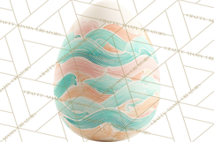 Easter Egg Clipart PNG, Decorated Easter Eggs Clip Art Product Image 3