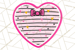 Bubblegum Pop Valentine Clipart PNG Hearts Candy Cupcakes Product Image 5