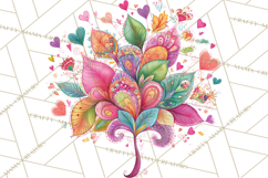 Whimsical Forest Doodle Trees And Animals PNG Clipart Product Image 4