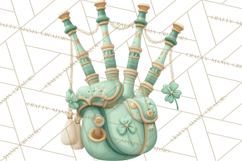 Irish Folk Elements Clipart, St. Patrick’s Day PNG, Celtic Product Image 3