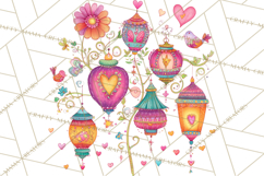 Whimsical Forest Doodle Trees And Animals PNG Clipart Product Image 5