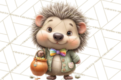 Lucky Animals Clipart, St. Patrick’s Day PNG, Cute Shamrock Product Image 2