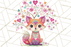 Whimsical Forest Doodle Trees And Animals PNG Clipart Product Image 3