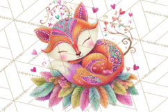 Whimsical Forest Doodle Trees And Animals PNG Clipart Product Image 4