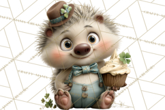 Lucky Animals Clipart, St. Patrick’s Day PNG, Cute Shamrock Product Image 3