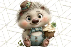 Lucky Animals Clipart, St. Patrick’s Day PNG, Cute Shamrock Product Image 3