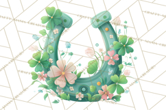 Irish Folk Elements Clipart, St. Patrick’s Day PNG, Celtic Product Image 4