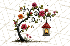 Forest Friends Woodland Animals PNG Clipart Mushrooms Art Product Image 4