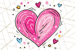 Bubblegum Pop Valentine Clipart PNG Hearts Candy Cupcakes Product Image 4