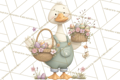 Easter Farm Animals Clipart PNG, Farm Animals Easter Eggs Product Image 4