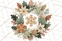 Rustic Winter Decor Clipart PNG Cozy Farmhouse Product Image 3