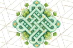 Irish Folk Elements Clipart, St. Patrick’s Day PNG, Celtic Product Image 3