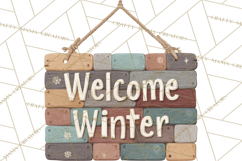 Rustic Winter Decor Clipart PNG Cozy Farmhouse Product Image 3
