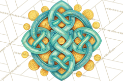 Irish Folk Elements Clipart, St. Patrick’s Day PNG, Celtic Product Image 3