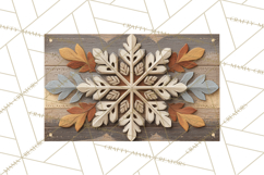 Rustic Winter Decor Clipart PNG Cozy Farmhouse Product Image 4