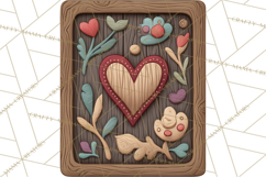 Rustic Winter Decor Clipart PNG Cozy Farmhouse Product Image 5