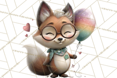 Lucky Animals Clipart, St. Patrick’s Day PNG, Cute Shamrock Product Image 2