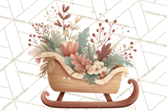 Rustic Winter Decor Clipart PNG Cozy Farmhouse Product Image 5